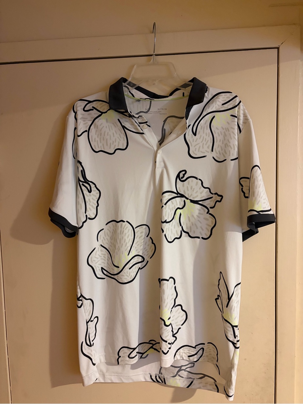 Under armour White Floral Print Men’s Polo Shirt